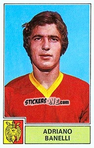 Sticker Adriano Banelli - Calciatori 1971-1972 - Panini
