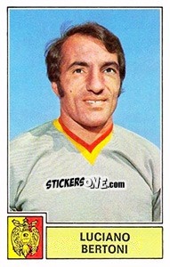 Sticker Luciano Bertoni - Calciatori 1971-1972 n. 82 - Panini
