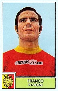 Sticker Franco Pavoni - Calciatori 1971-1972 n. 83 - Panini