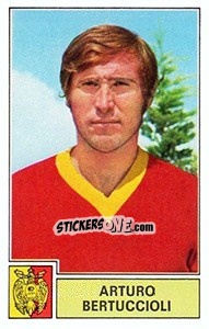 Sticker Arturo Bertuccioli - Calciatori 1971-1972 - Panini