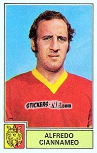 Sticker Alfredo Ciannameo - Calciatori 1971-1972 n. 87 - Panini