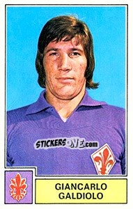 Sticker Giancarlo Galdiolo - Calciatori 1971-1972 n. 92 - Panini