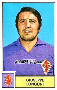 Figurina Giuseppe Longoni - Calciatori 1971-1972 - Panini