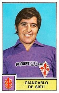 Figurina Giancarlo De Sisti - Calciatori 1971-1972 - Panini