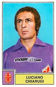Sticker Luciano Chiarugi - Calciatori 1971-1972 n. 99 - Panini