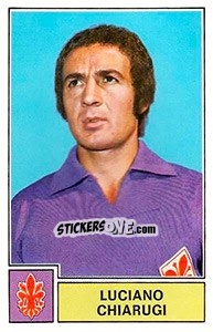 Figurina Luciano Chiarugi - Calciatori 1971-1972 - Panini