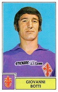 Sticker Giovanni Botti - Calciatori 1971-1972 n. 103 - Panini