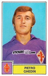 Sticker Pietro Ghedin - Calciatori 1971-1972 - Panini