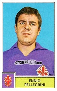 Sticker Ennio Pellegrini - Calciatori 1971-1972 n. 105 - Panini