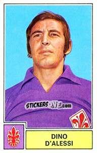 Sticker Dino D'Alessi - Calciatori 1971-1972 - Panini