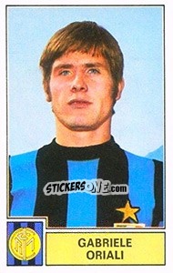 Figurina Gabriele Oriali - Calciatori 1971-1972 - Panini