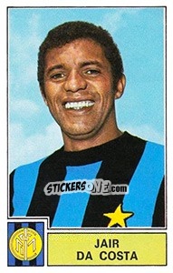 Sticker Jair Da Costa - Calciatori 1971-1972 n. 118 - Panini