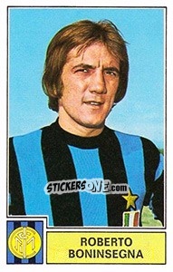 Cromo Roberto Boninsegna - Calciatori 1971-1972 - Panini