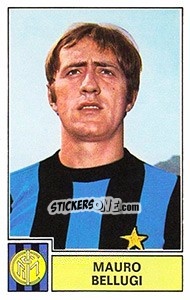 Sticker Mauro Bellugi - Calciatori 1971-1972 - Panini