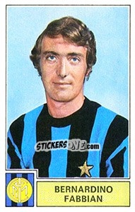 Cromo Bernardino Fabbian - Calciatori 1971-1972 - Panini