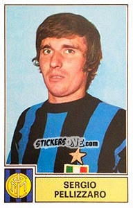 Cromo Sergio Pellizzaro - Calciatori 1971-1972 - Panini