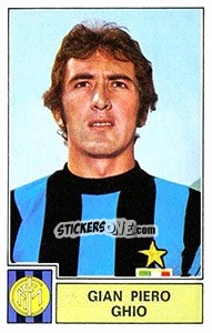 Sticker Gian Piero Ghio - Calciatori 1971-1972 n. 128 - Panini