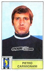 Sticker Pietro Carmignani - Calciatori 1971-1972 n. 131 - Panini