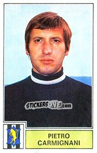 Figurina Pietro Carmignani - Calciatori 1971-1972 - Panini