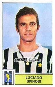 Sticker Luciano Spinosi - Calciatori 1971-1972 - Panini