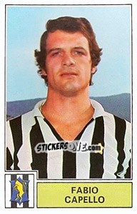 Sticker Fabio Capello - Calciatori 1971-1972 n. 137 - Panini