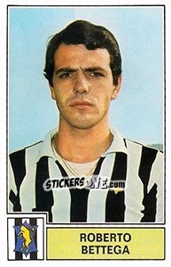Sticker Roberto Bettega - Calciatori 1971-1972 n. 139 - Panini