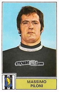 Sticker Massimo Piloni - Calciatori 1971-1972 n. 142 - Panini