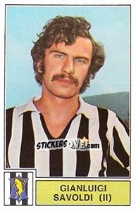 Figurina Gianluigi Savoldi - Calciatori 1971-1972 - Panini