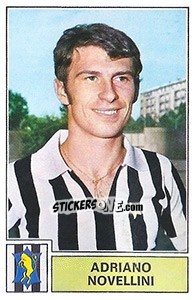 Sticker Adriano Novellini - Calciatori 1971-1972 - Panini