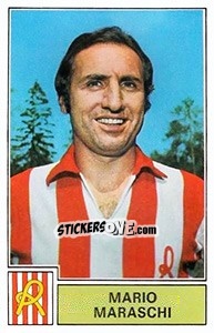 Sticker Mario Maraschi - Calciatori 1971-1972 - Panini