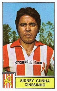 Figurina Sidney Cunha Cinesinho - Calciatori 1971-1972 - Panini