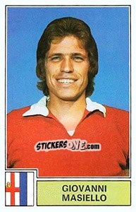 Figurina Giovanni Masiello - Calciatori 1971-1972 - Panini