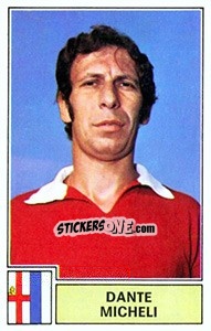 Sticker Dante Micheli - Calciatori 1971-1972 - Panini