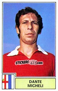 Sticker Dante Micheli - Calciatori 1971-1972 n. 175 - Panini