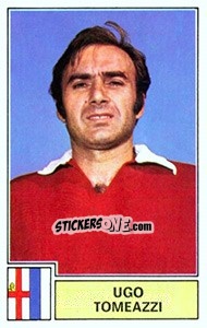 Sticker Ugo Tomeazzi - Calciatori 1971-1972 - Panini