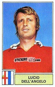 Sticker Lucio Dell'Angelo - Calciatori 1971-1972 n. 177 - Panini