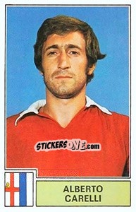 Sticker Alberto Carelli - Calciatori 1971-1972 - Panini