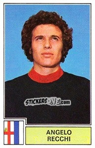Sticker Angelo Recchi - Calciatori 1971-1972 n. 182 - Panini