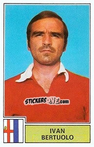 Sticker Ivan Bertuolo - Calciatori 1971-1972 n. 184 - Panini