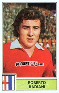 Sticker Roberto Badiani - Calciatori 1971-1972 n. 188 - Panini