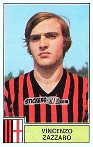 Cromo Vincenzo Zazzaro - Calciatori 1971-1972 n. 206 - Panini