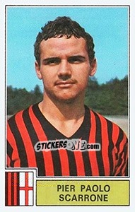 Cromo Pier Paolo Scarrone - Calciatori 1971-1972 - Panini
