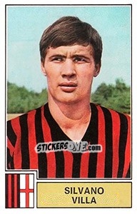 Cromo Silvano Villa - Calciatori 1971-1972 n. 208 - Panini