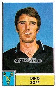 Sticker Dino Zoff - Calciatori 1971-1972 n. 211 - Panini