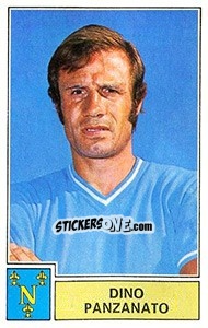 Sticker Dino Panzanato - Calciatori 1971-1972 - Panini