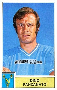 Sticker Dino Panzanato - Calciatori 1971-1972 n. 214 - Panini