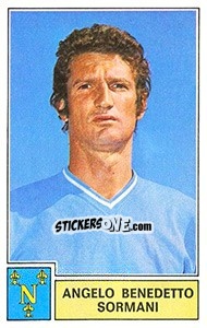 Sticker Angelo Benedetto Sormani - Calciatori 1971-1972 - Panini