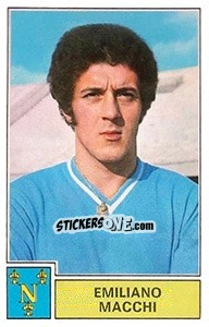 Sticker Emiliano Macchi - Calciatori 1971-1972 n. 220 - Panini