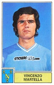 Cromo Vincenzo Martella - Calciatori 1971-1972 - Panini