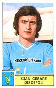 Cromo Gian Cesare Discepoli - Calciatori 1971-1972 - Panini